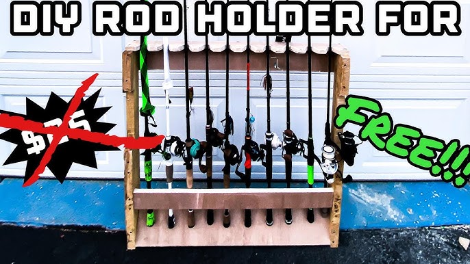 How to make a circular rod holder 