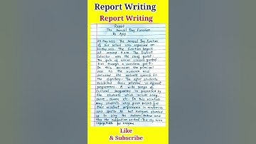 Annual Function l paragraph on annual Function l #report #writing #shorts