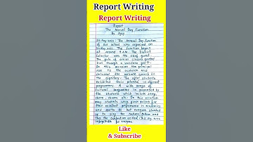 Annual Function l paragraph on annual Function l #report #writing #shorts