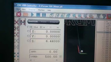CNC performance of PLT file