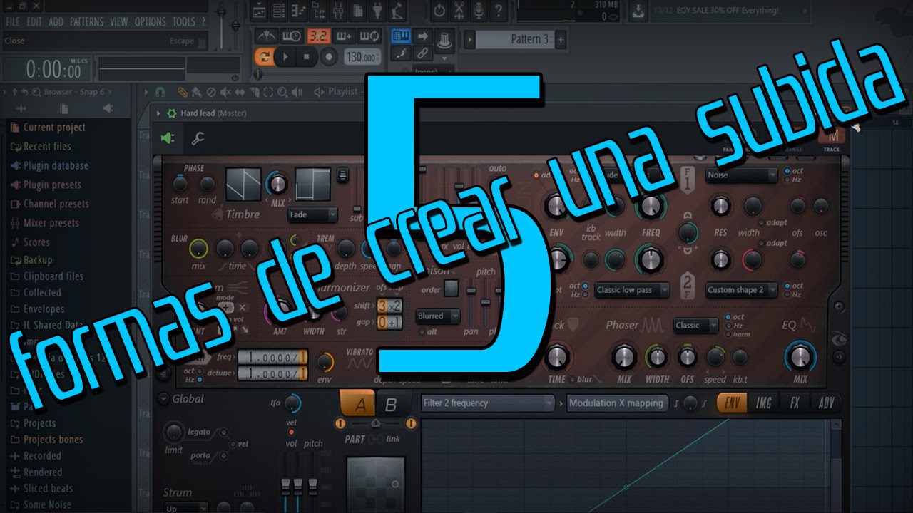 FL Studio - 5 grandes formas de crear una subida!