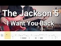 The Jackson 5 - I Want You Back (Bass Cover) TABS