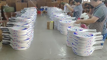 How is padel racket produced? Take a look at the production floor of caston factory -CASTON SPORTS