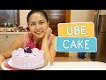 BAKING UBE CAKE FROM SCRATCH! (Very simple recipe!) - Alapag Family Fun