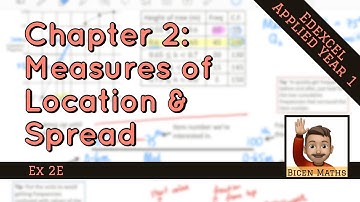 Measures of Location & Spread 11 • Variance and Standard Deviation • Stats1 Ex2E • 🤖