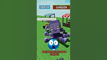 Is This the BEST Mimic Octopus Trade in Grow A Garden 🤯 😱 #shorts #roblox #growagarden