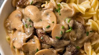 Beef Stroganoff Recipe - The Best Beef Stroganoff