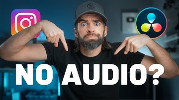 DaVinci Resolve Export 👉🏻 NO AUDIO?! [uploading to Instagram, Reels, ...]
