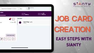 How to Create a Job Card in Sianty – Step-by-Step Guide
