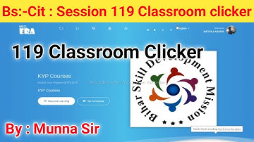CIT SESSION 119 CLASSROOM CLICKER | BS- Cit : Session 119 classroom clicker | 119 classroom Cit cli