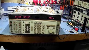Hp 8662a sweep test for VCO tracking. Final video