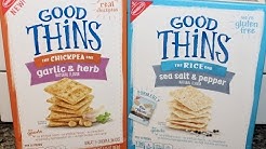 Nabisco Good Thins: Garlic & Herb and Sea Salt & Pepper Review