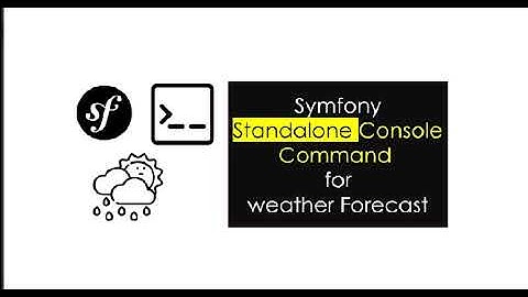 Symfony Console Command for weather forecast (Standalone component)