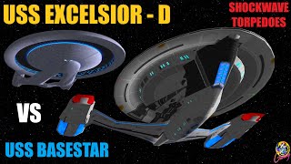 Uss Excelsior D Vs Uss Basestar - Shockwave Chaos - Star Trek Starship Battles