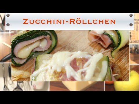 Video: Wie Man Frische Zucchini-Röllchen Mit Käse Macht