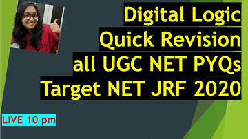 Digital Logic Quick Revision  through PYQs-Day 1 || Quick Revision Course-UGC NET Computer Science