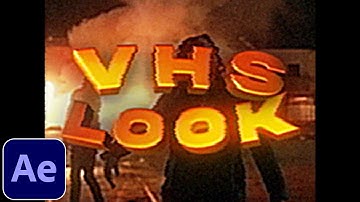 How To Make A VHS LOOK In After Effects