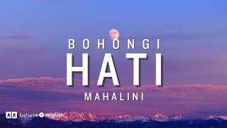 Bohongi Hati - Mahalini | Lirik   Eng Sub Lyrics Terjemahan English
