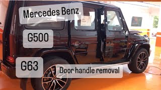 Mercedes Benz G500 / G63 door handle removal