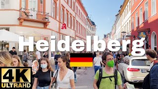 Walking in Heidelberg, Germany 4K 60fps Ultra HD