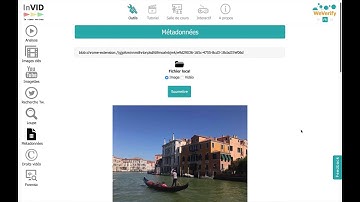 lecteur métadonnées plugin InVID WeVerify