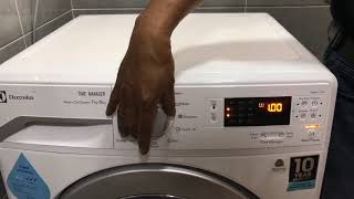 How to use Model Electrolux EWW12742 washing machine in Cantonese version