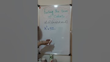 Factoring the sum of cubes #maths #easymathtricks #mathpuzzles