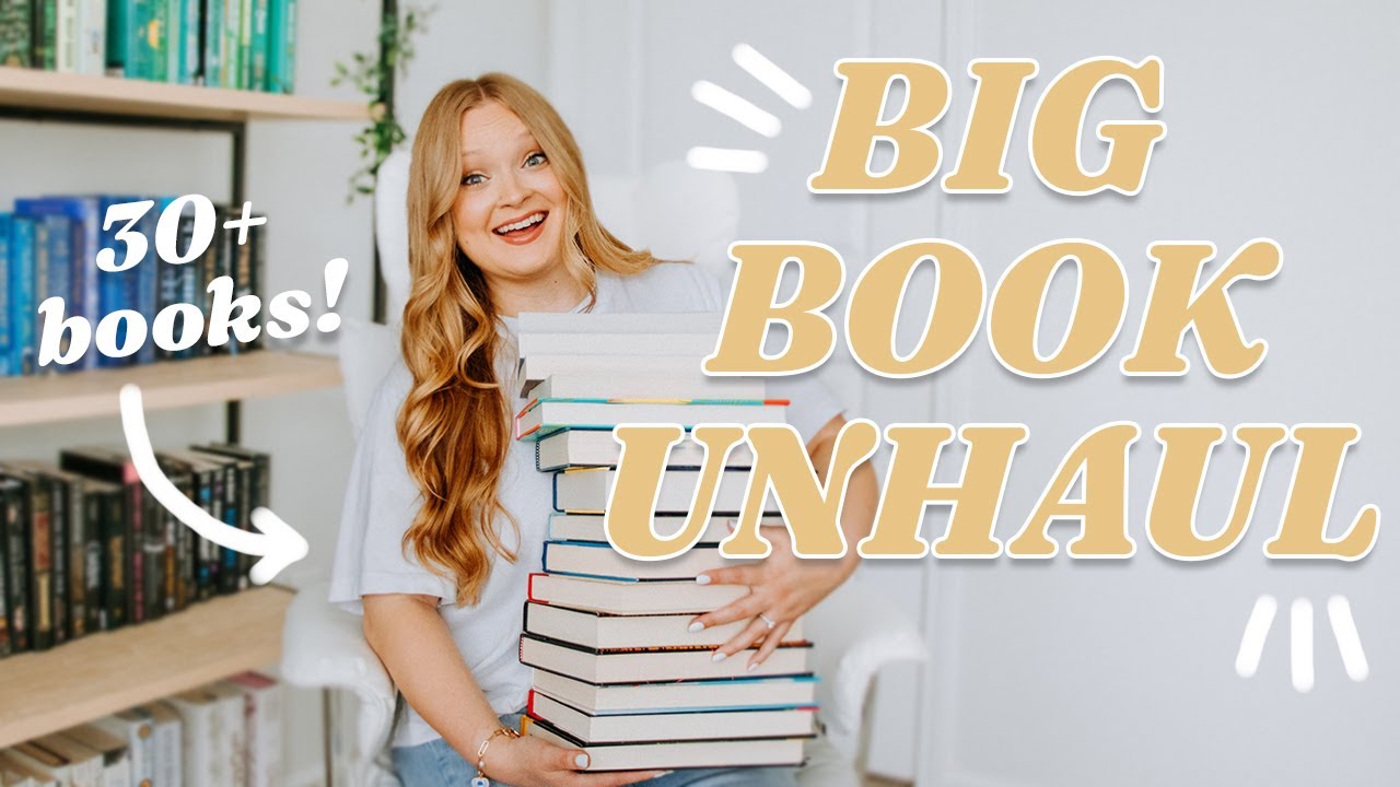 BIG BOOK UNHAUL \\ 30+ book unhaul 📚 too many books, so little time!