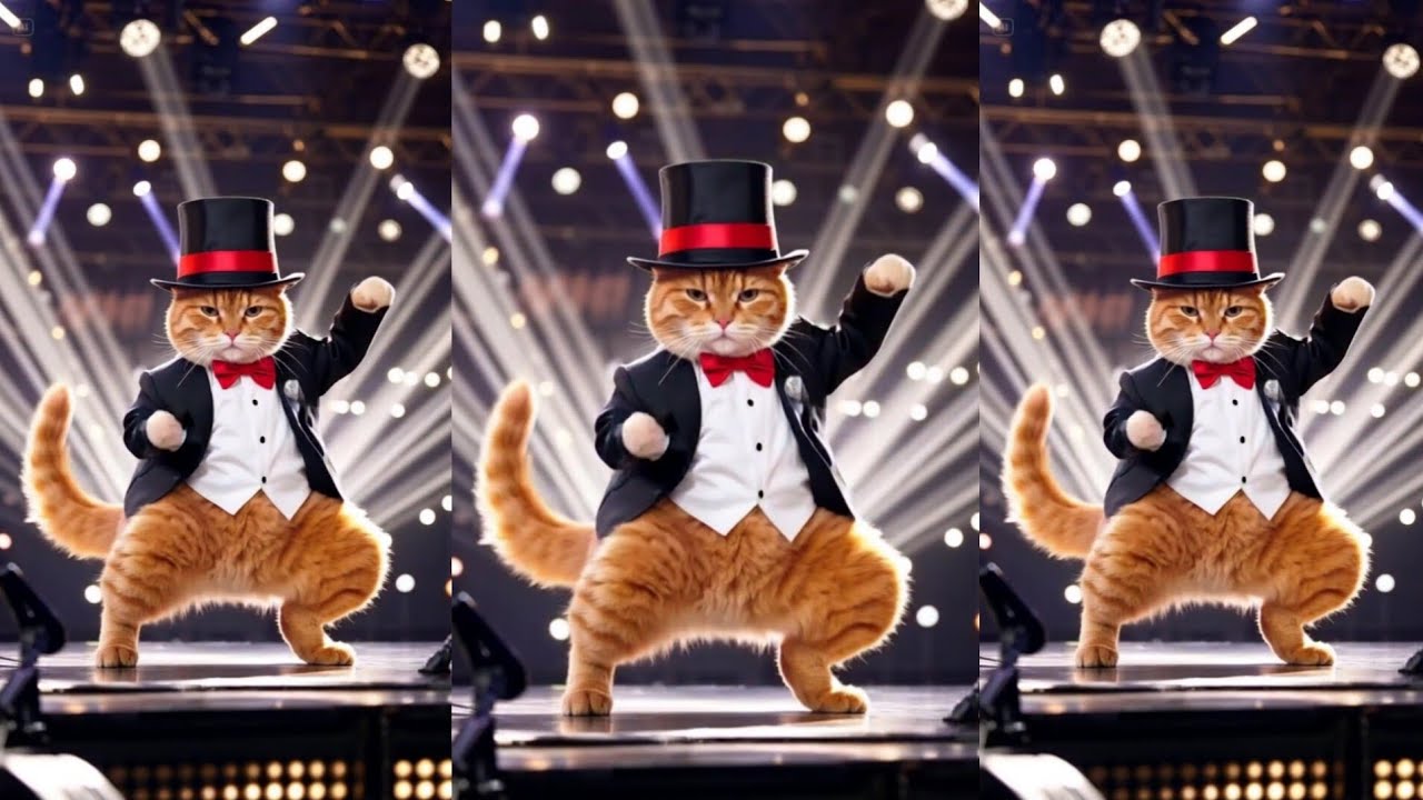 cute cat dancing 💃 😍 video #catvideos #catdance #cat - YouTube