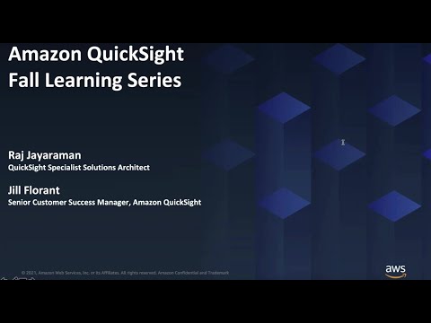 Virtual Admin Workshop: Working with QuickSight API’s