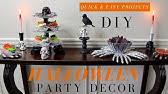 DIY DOLLAR TREE HALLOWEEN DECOR | Home Decor & Wreaths - YouTube