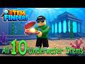 How To Get All 10 Underwater items *ITEM FINDERS* Roblox update [80]