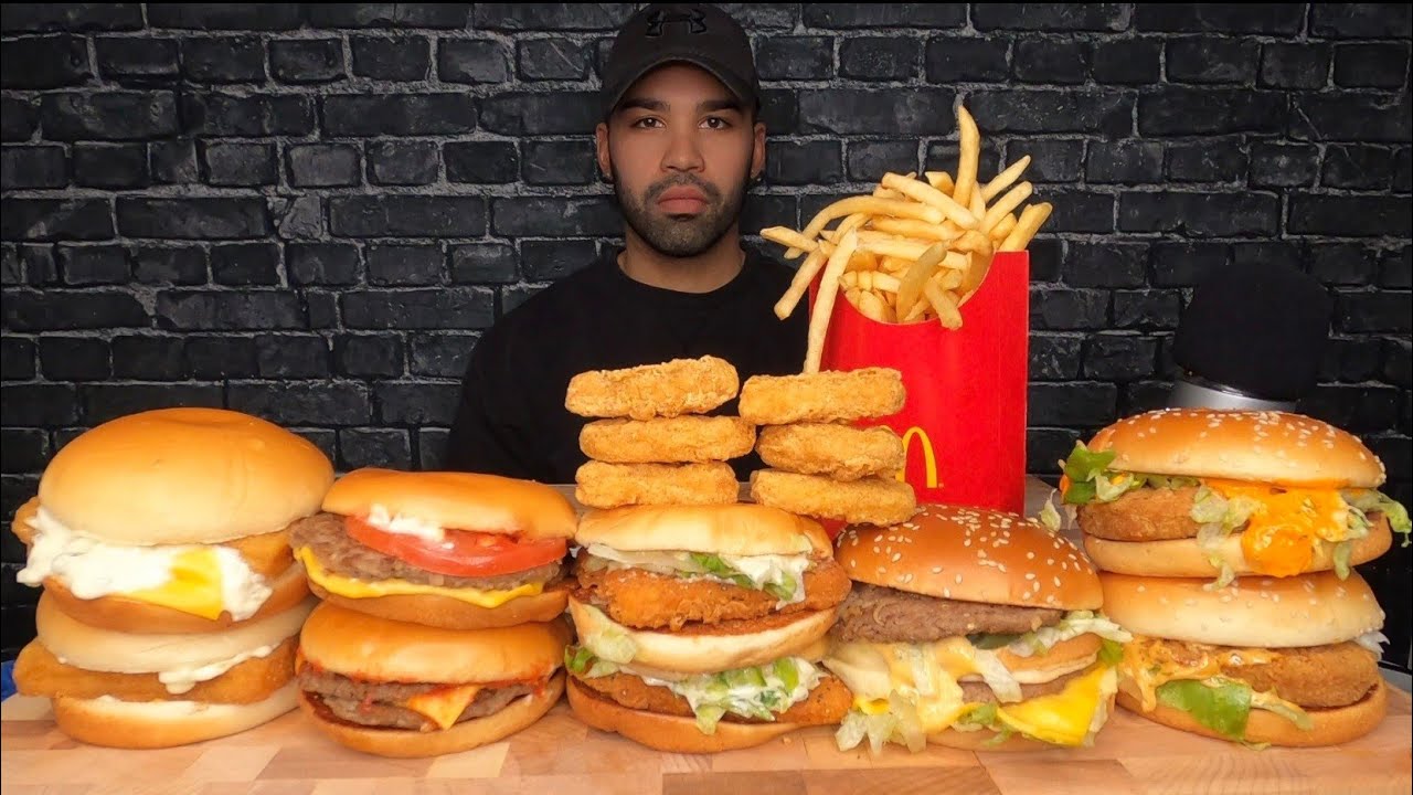 (ASMR) MCDONALD'S MUKBANG