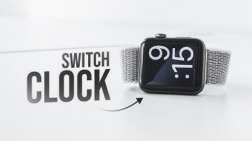 How to Switch Clock on Apple Watch (tutorial)