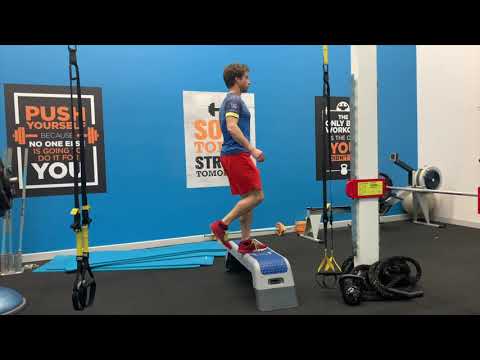 Single leg box jumps