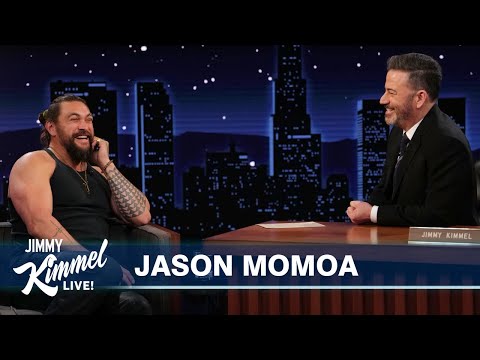 Jason Momoa on Stealing from Aquaman Set, Love of Motorcycles & Making a Family Knife with His Kids