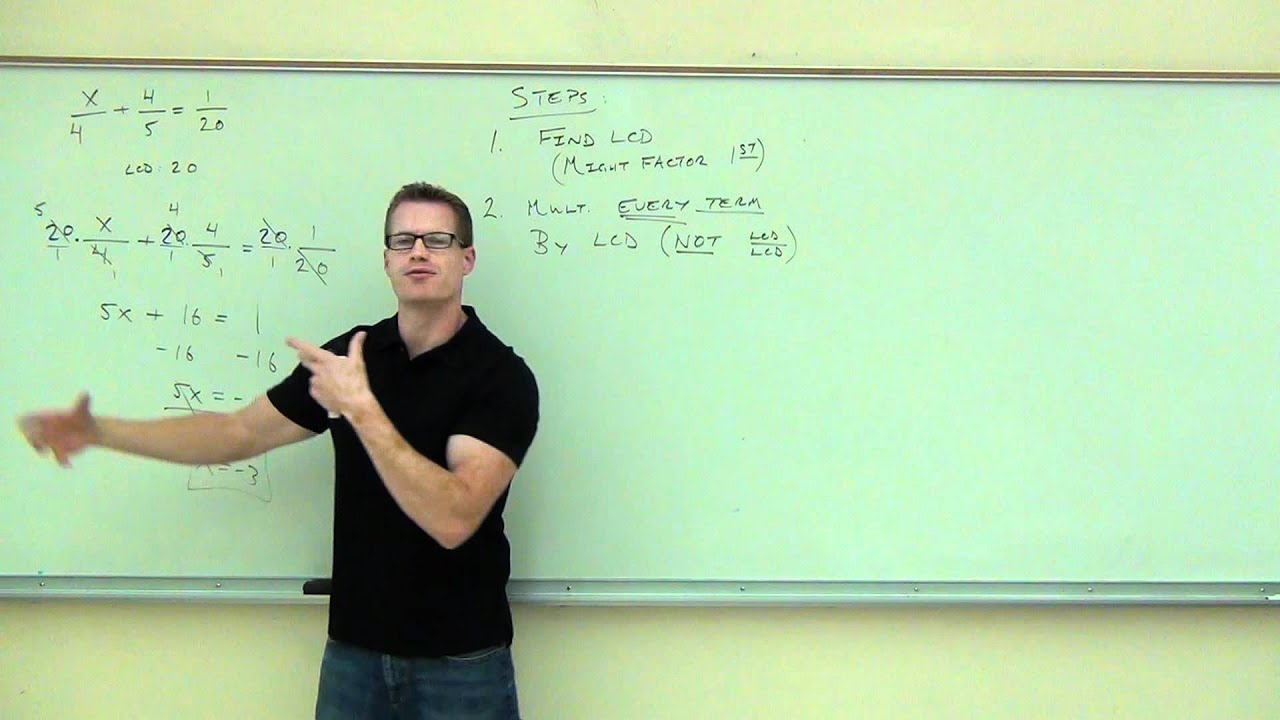 Intermediate Algebra Lecture 7.5 Part 1 - YouTube