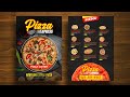 Pizza Restaurant Menu Design in Photoshop CC 2024