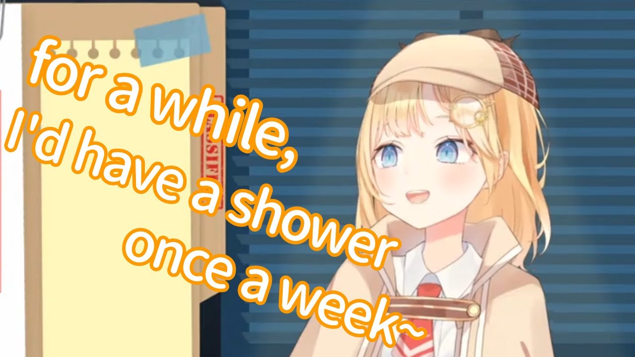 Amelia and her story about taking showers once a week [ID Subs]