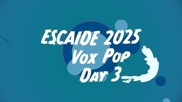 Vox Pop - Day 3 at #ESCAIDE2025