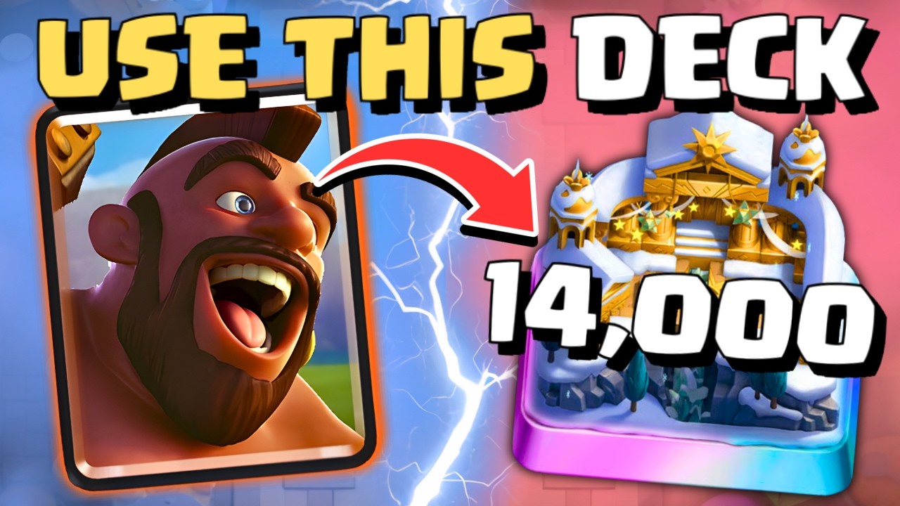 The EASIEST Hog Rider Deck To Get 14,000 Trophies! - YouTube