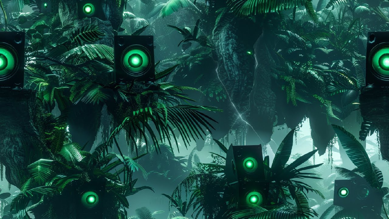 Jungle Rhythm - Bass-Driven Warehouse Techno - Night Club Vibes