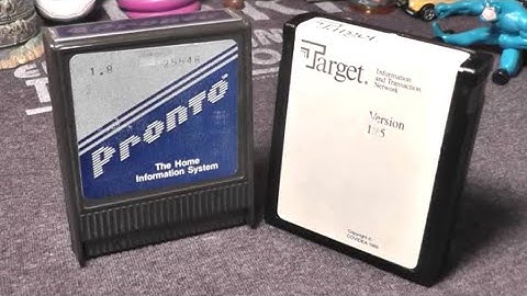 Atari 8 Bit Computer Holy Grail Cartridges - Pronto & Target - The First Online Banking