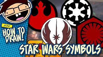 How to Draw SYMBOLS from the STAR WARS Movies | Narrated Easy Step-by-Step Tutorial