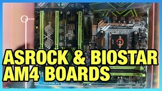 AM4 Ryzen Motherboards from ASRock & Biostar (X370, B350)