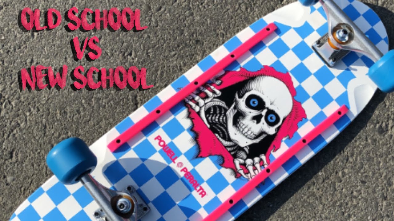Old School VS New School - skating boards from the 80's and today