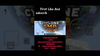 I Made Cyclone SMP Season 6 Logo in Minecraft 🌪️🔥 | Pixel Art