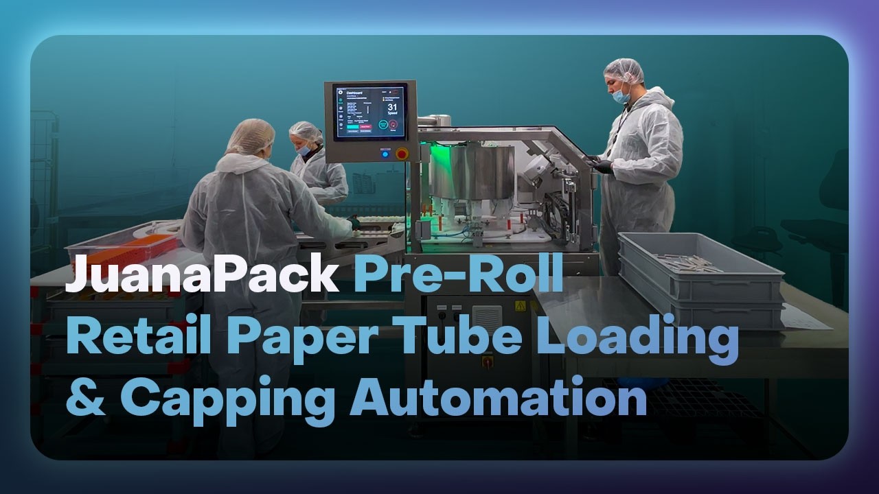 Canapa JuanaPack Pre-Roll Retail Paper Tube Loading & Capping Automation