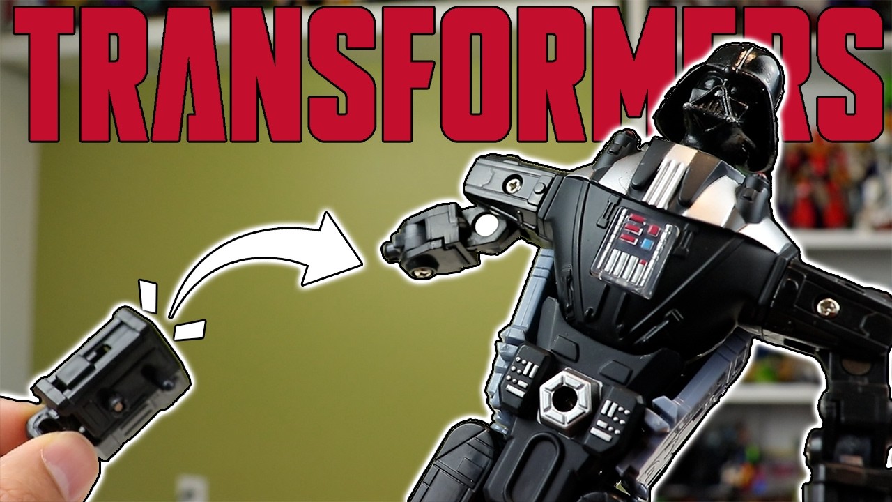 This Transformers Darth Vader Likes To Disintegrate | #transformers Crossover Darth Vader Review