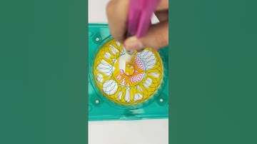 What’s the Secret Behind These Relaxing Loops? ASMR Art! #art #2024 #spirograph #satisfying #shorts